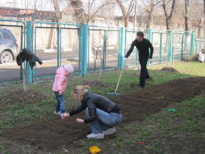 На субботнике