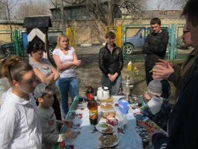 На субботнике