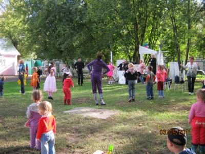 Празднование Дня города- Зарядка для детей