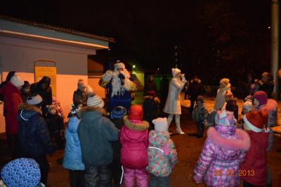 Новогодняя елка 2014 на улице